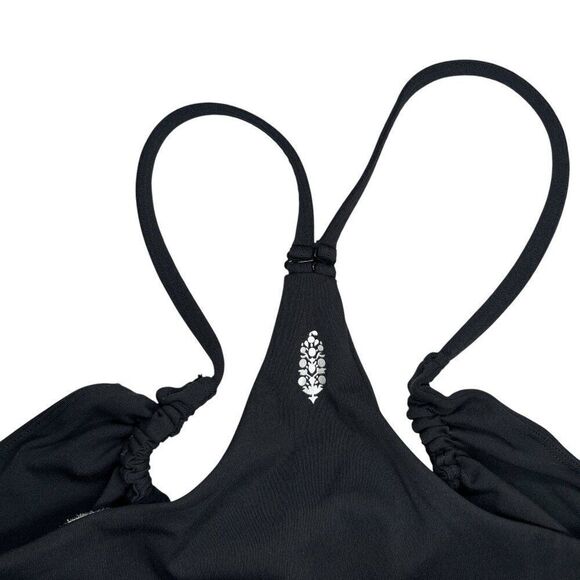 Free People Movement Women's Size Medium Black Athletic Sports Bra - Picture 3 of 6